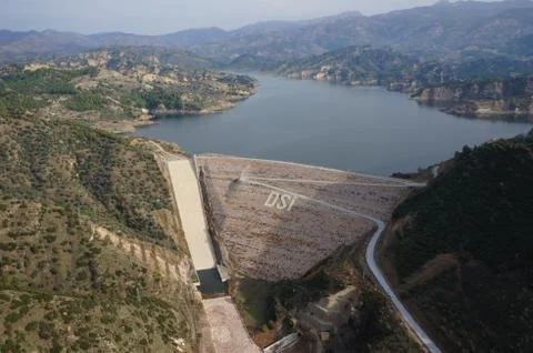 Dams set Stock Photos