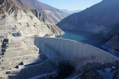 Dams set Stock Photos