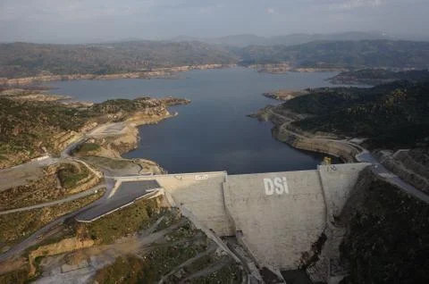 Dams set Stock Photos