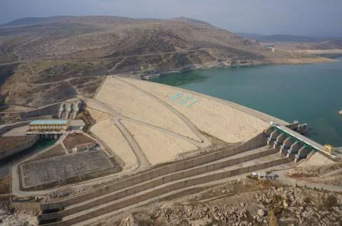 Dams set Stock Photos