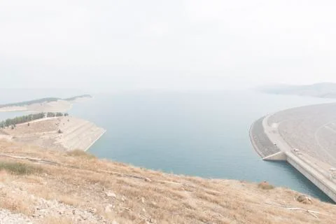 Dams set Stock Photos