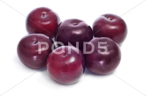 Damson plums Stock Photos