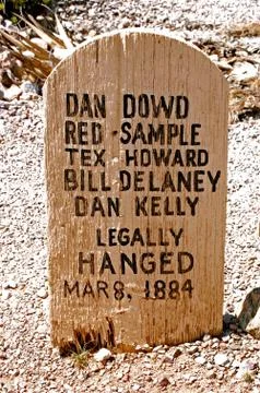 Dan dowd tombstone Fotos Stock