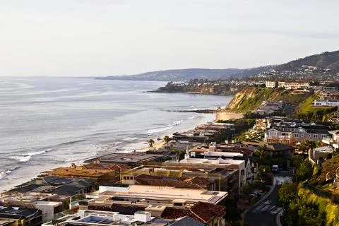 Dana Point beachfront homes Stock Photos