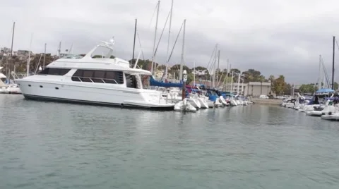 Dana Point Boat Harbor Stock Footage 50413101