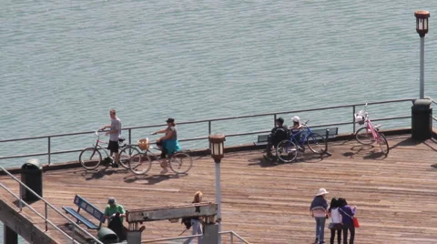 Dana Point, CA-Pier Stock Footage 1182837