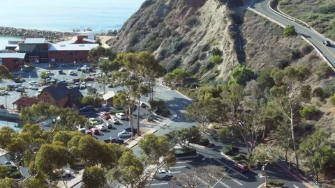 Dana Point Harbor, View From Above Stock Footage