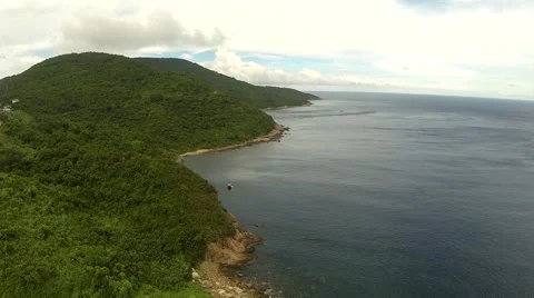 Danang Peninsular Stock Footage 44320740