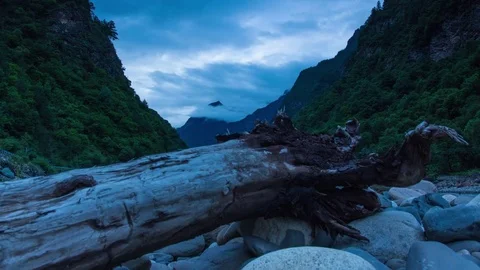 Danba Canyon sunset Stock Footage 83787835