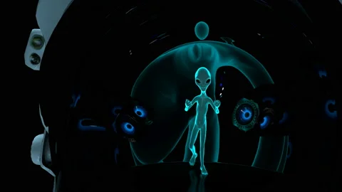 Dance Alien 4K 02 Stock Footage 110484171