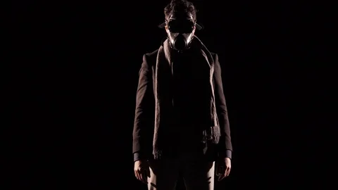 Dance art mask Stock Footage 89627048