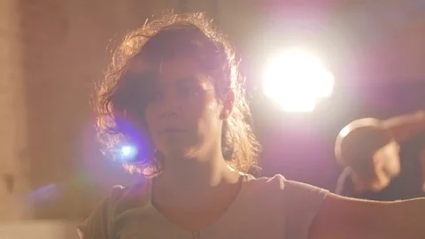 The dance audition 스톡 동영상 73478658