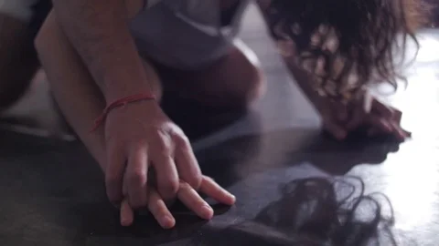 The dance audition 스톡 동영상 73478804