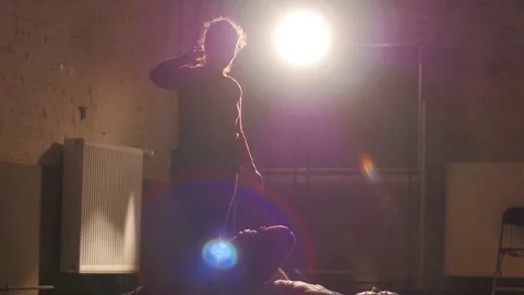 The dance audition 스톡 동영상 73479792