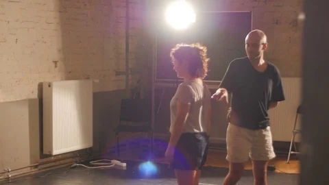 The dance audition Video stock 73483151