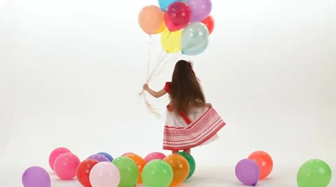 Dance With Balloons Video stock 52462800