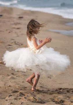 Dance on the beach 스톡 사진