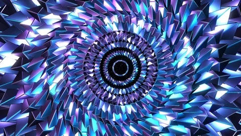Dance Of Blue And Purple Stock Footage 102425684