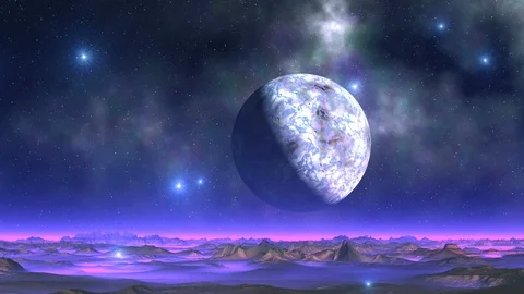 Dance of the Blue UFOs Stock Footage 120454679