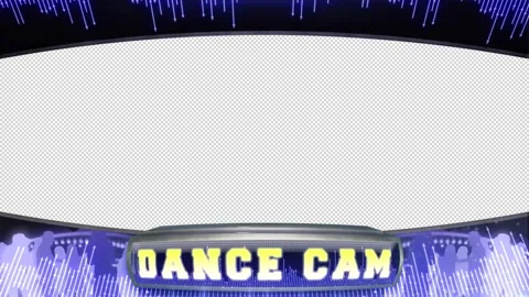 Dance Cam looping animation with alpha for usage over camera footage. Stock Footage 297088867