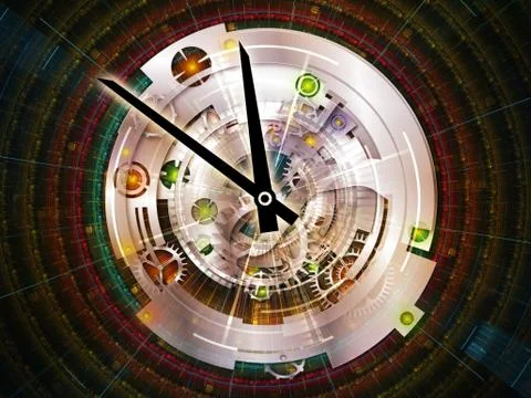 Dance of Clockwork 스톡 일러스트