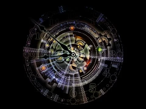 Dance of Clockwork 스톡 일러스트