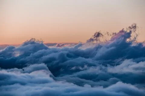 Dance of clouds Stock Photos