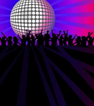 Dance club Stock Illustration