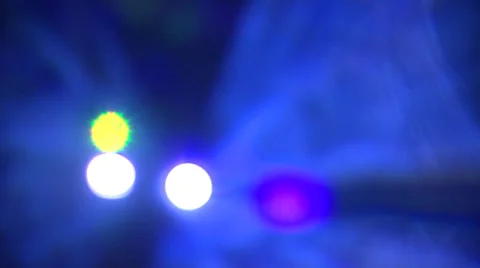 Dance Club Lasers and Lights HD Video Stock Footage