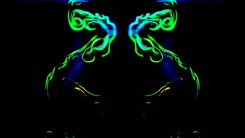 Dance of Colors Stock Footage 193371753