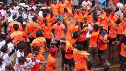 Dance of colors Stock Footage 208558880