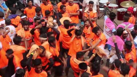 Dance of colors Stock Footage 208559203