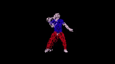 Dance cubes static guy3 Stock Footage 340282473