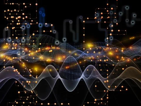 Dance of Data Transfers Illustrazione stock