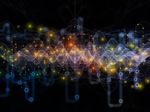 Dance of Data Transfers Illustrazione stock