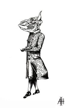 Dance of death Illustrazione stock