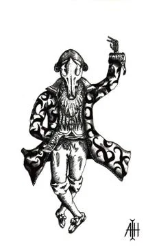 Dance of death Illustrazione stock