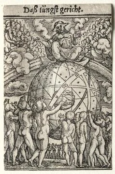 Dance of Death: The Last Judgment, c. 1526. Hans Holbein (German, 1497/98-1.. Stock Illustration