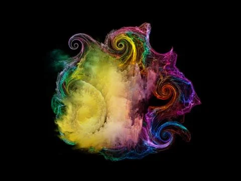 Dance of Elements Stock Illustration