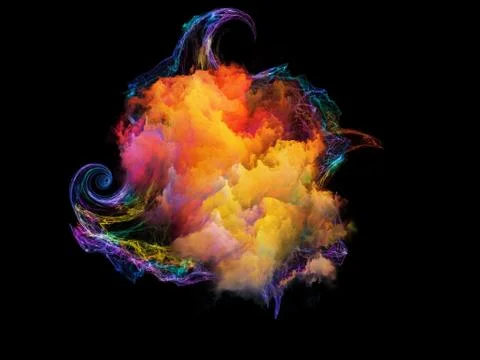 Dance of Elements Stock Illustration