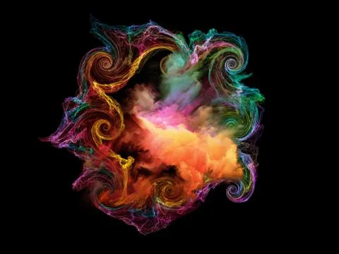 Dance of Elements Stock Illustration