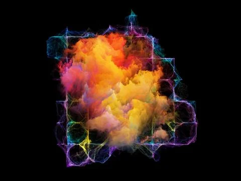 Dance of Elements Stock Illustration