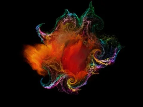 Dance of Elements Stock Illustration