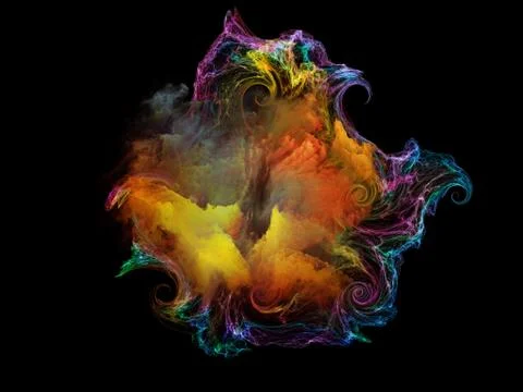 Dance of Elements Stock Illustration