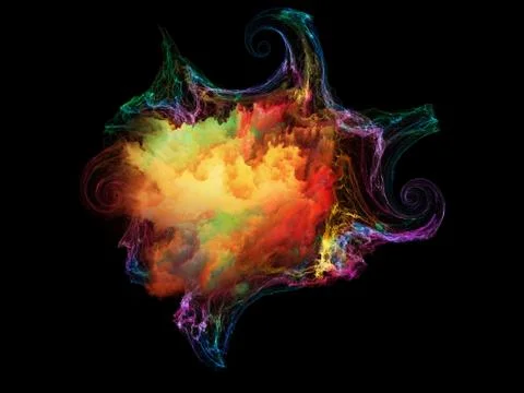 Dance of Elements Stock Illustration