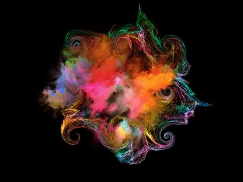 Dance of Elements Stock Illustration