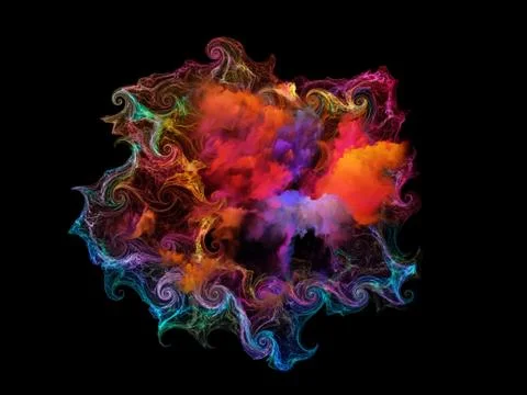 Dance of Elements Stock Illustration