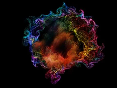 Dance of Elements Stock Illustration