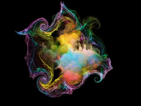 Dance of Elements Stock Illustration