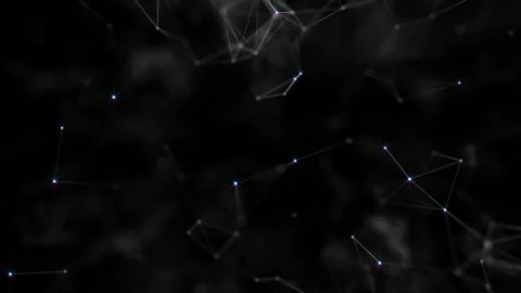 Dance of the elements of the system. The interconnection of the elements. Stars Stock Footage 90635983